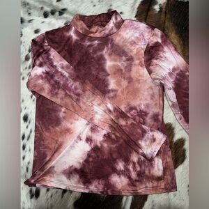 Pink acis wash turtleneck